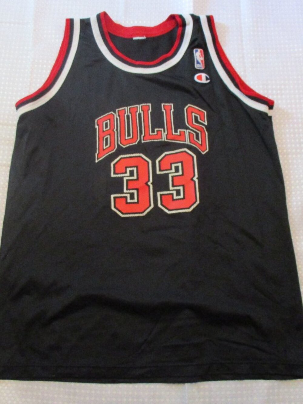 VINTAGE 1990s CHAMPION NBA CHICAGO BULLS SCOTTIE PIPPEN #33 Men's JERSEY 44